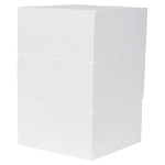 Airhandler Block, 8X8X4", Gry, Pk of 4